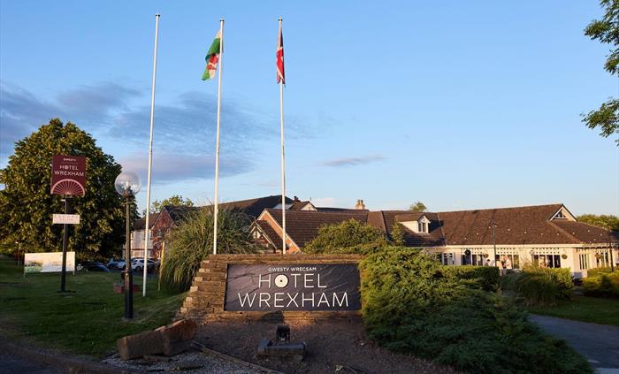 Exterior shot of Hotel Wrexham